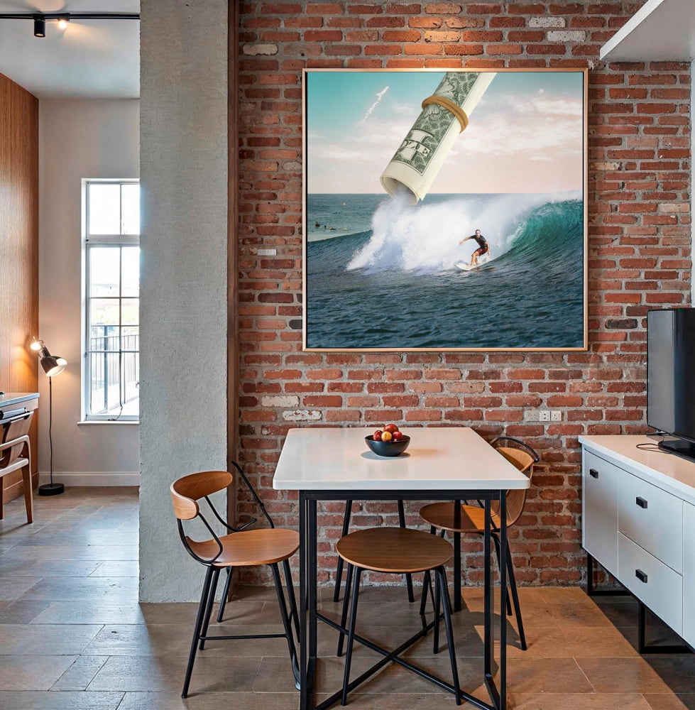 Addicted to Surf Poster – Retro Surf Art | Beach Ocean