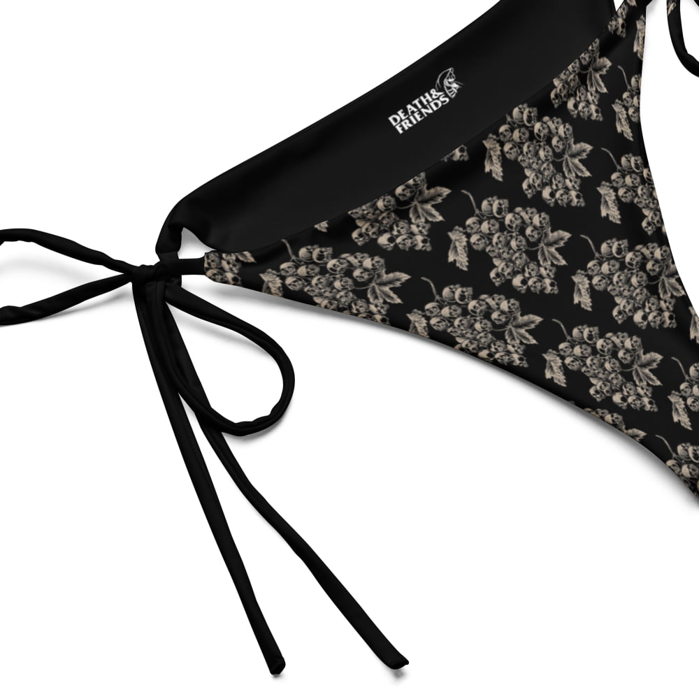 ’Black Harvest’ String Skull Bikini Bottoms - Alternative