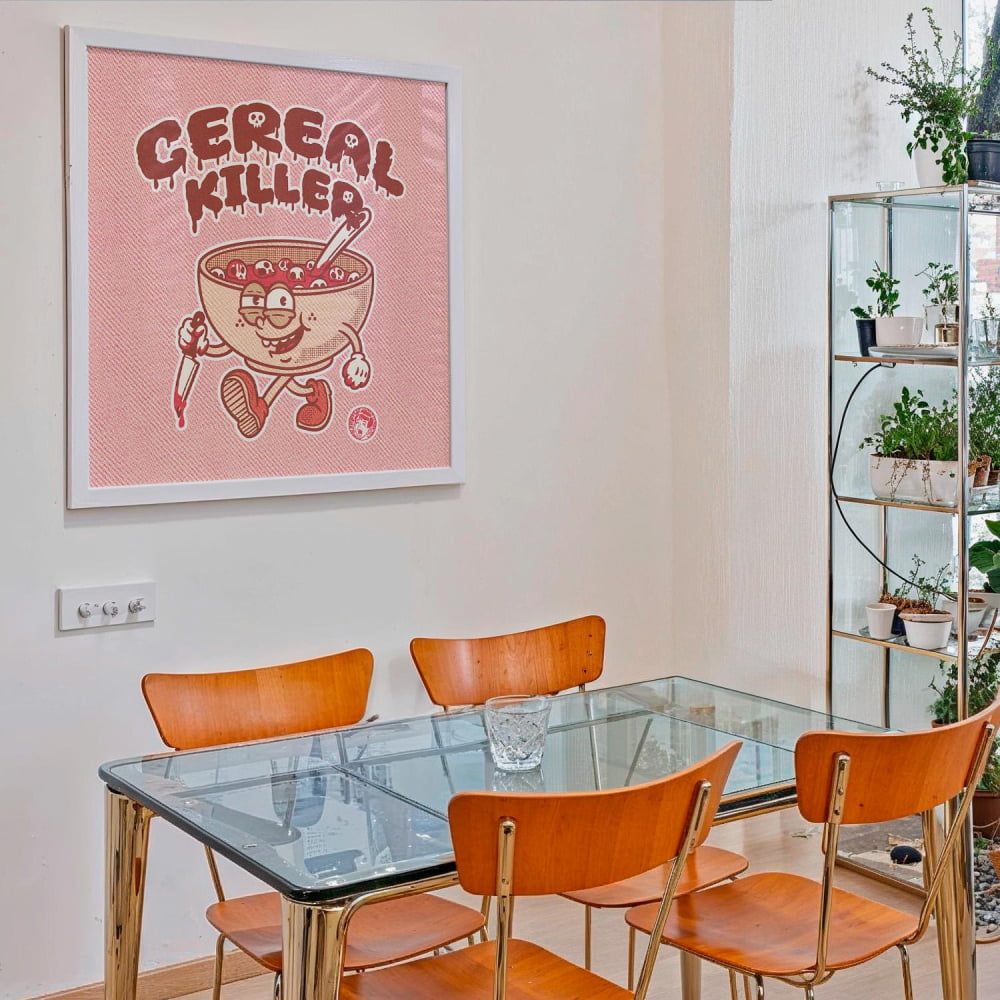 Cereal Killer Poster - True Crime Art Print | Retro
