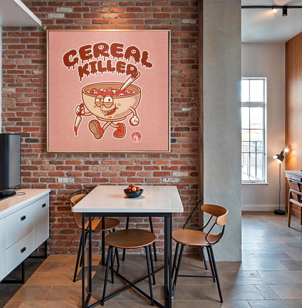 Cereal Killer Poster - True Crime Art Print | Retro