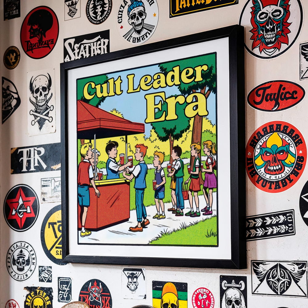 ’Cult-Leader Era’ True Crime Poster – Koolaid Card