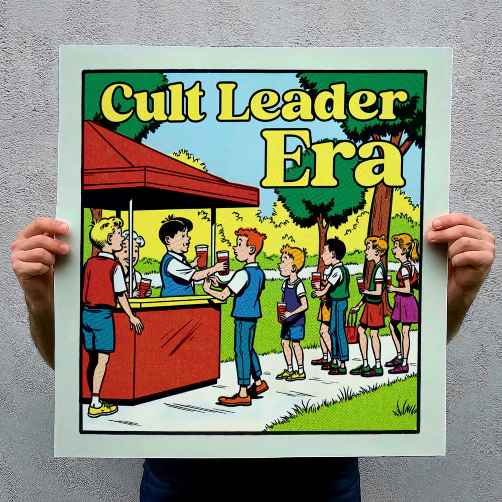 ’Cult-Leader Era’ True Crime Poster – Koolaid Card
