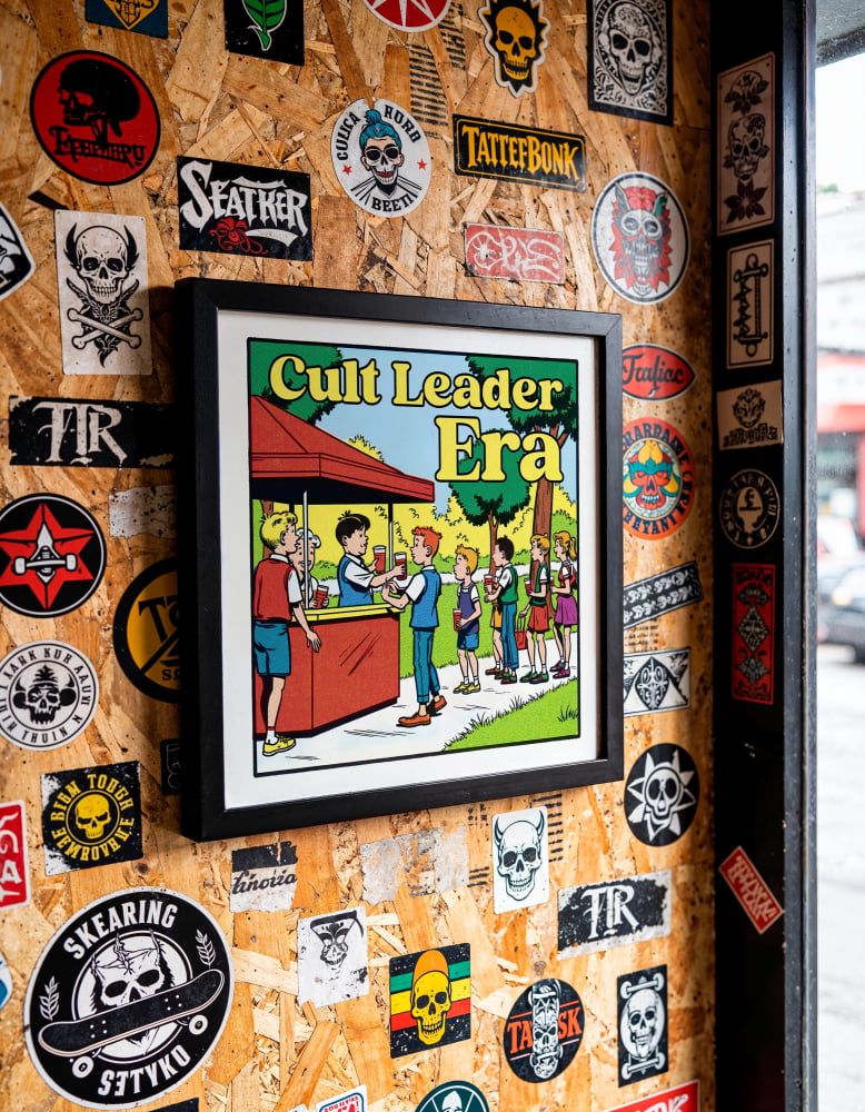 ’Cult-Leader Era’ True Crime Poster – Koolaid Card