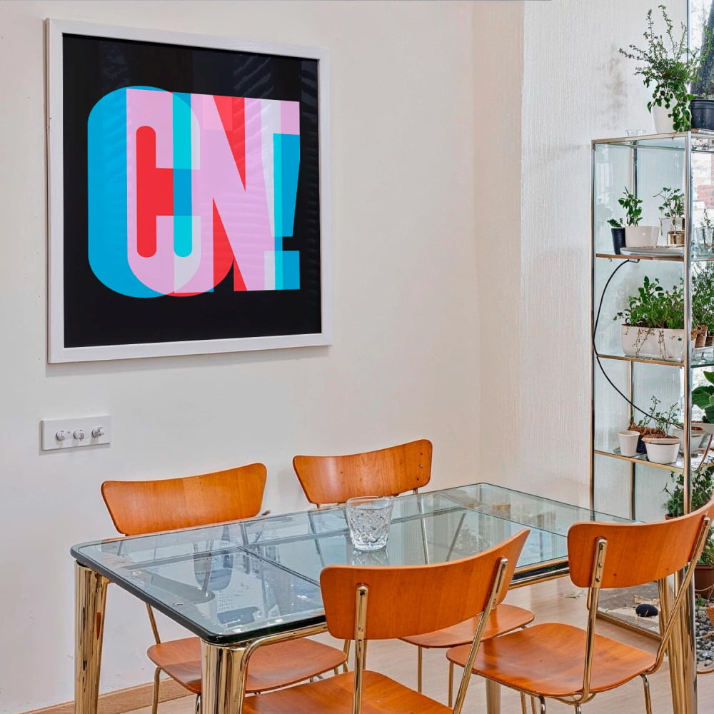 ’CUNT’ Pop Art Poster – Profanity Word Art | Offensive Wall