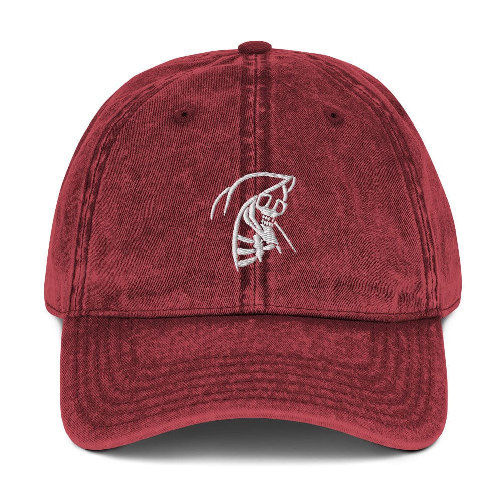 Death & Friends Stonewashed Hat - Vintage Cotton Skull