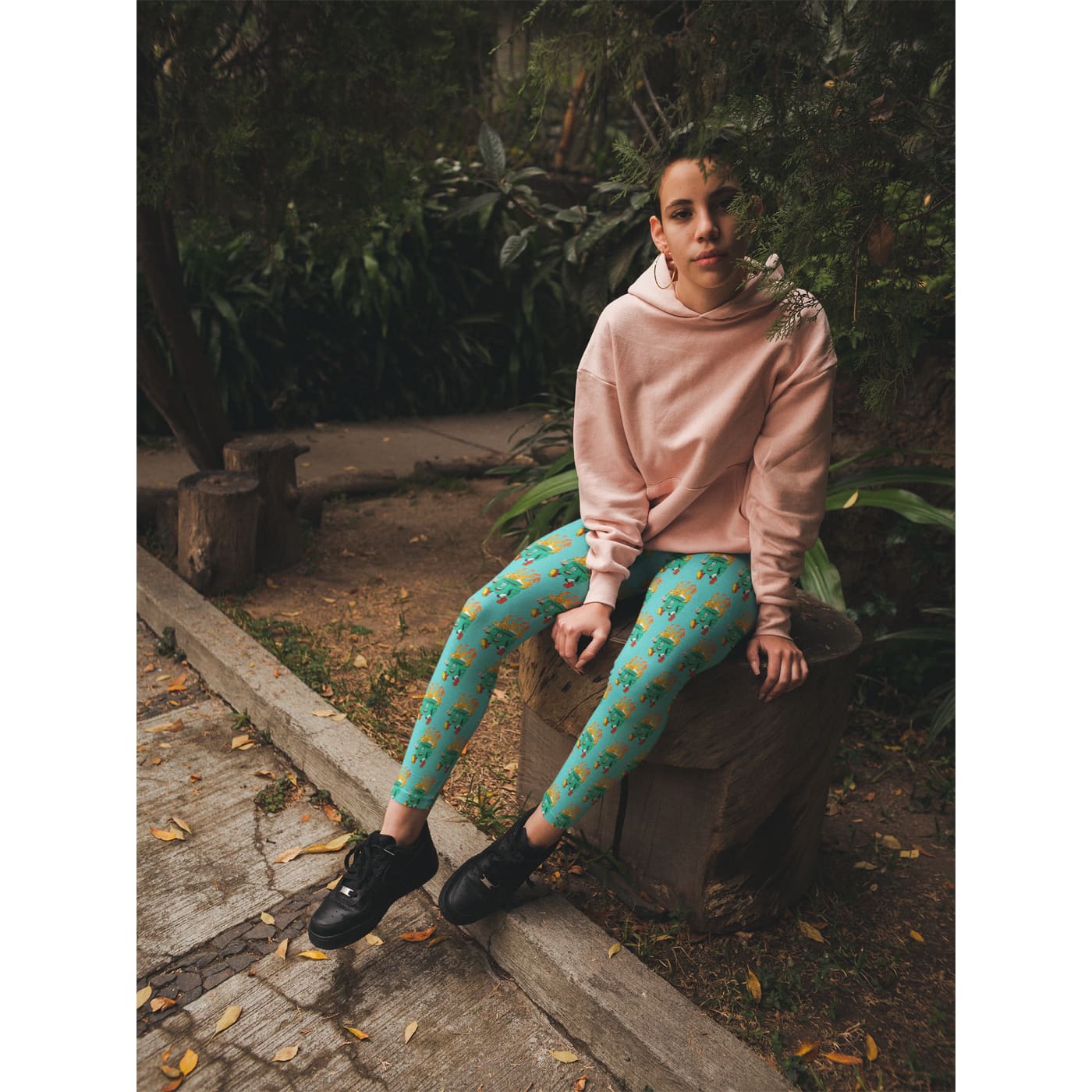 Dumpster Fire Life Yoga Leggings - Death and Friends - Rave