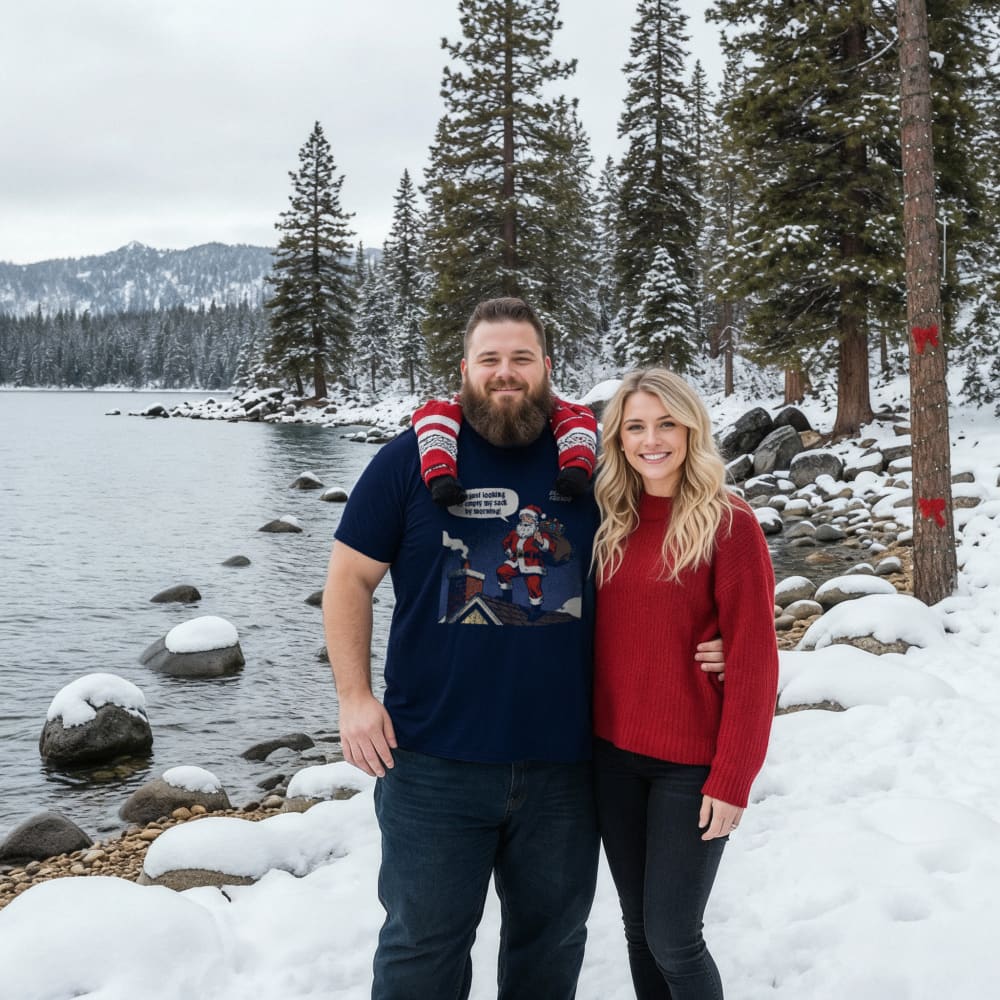 Empty My Sack T-Shirt - Rude Xmas Tshirt - Adult