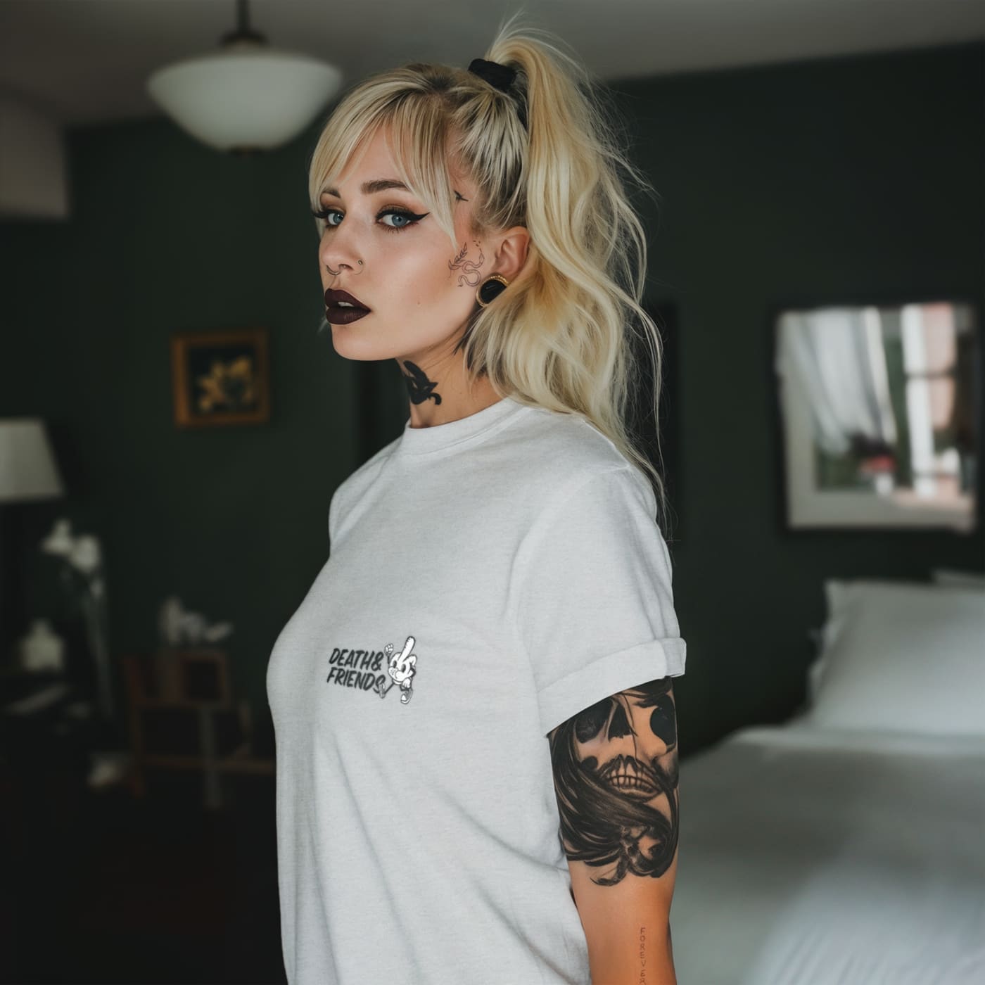 Fresh Out of Fucks T-Shirt - Death and Friends - Funny