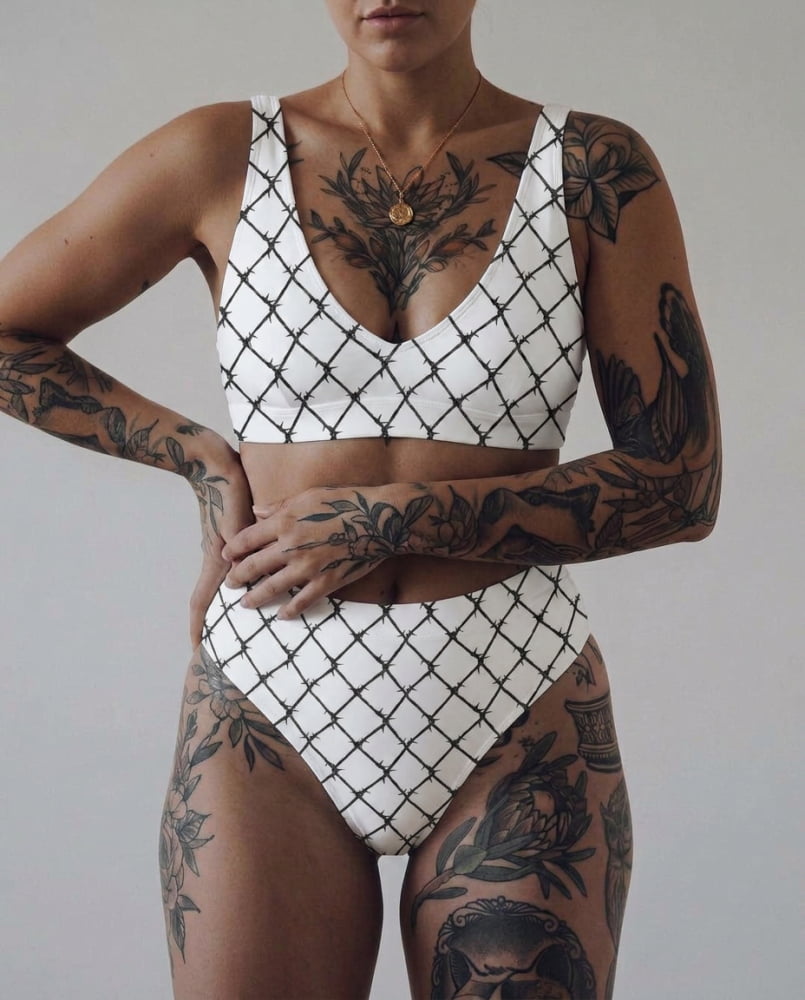 Full-Set ’Caged Daylight’ High-Waisted Barbed Wire Bikini