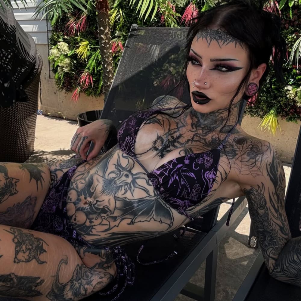 Full Set ’Carbon Sheet’ String Alternative Bikini Death