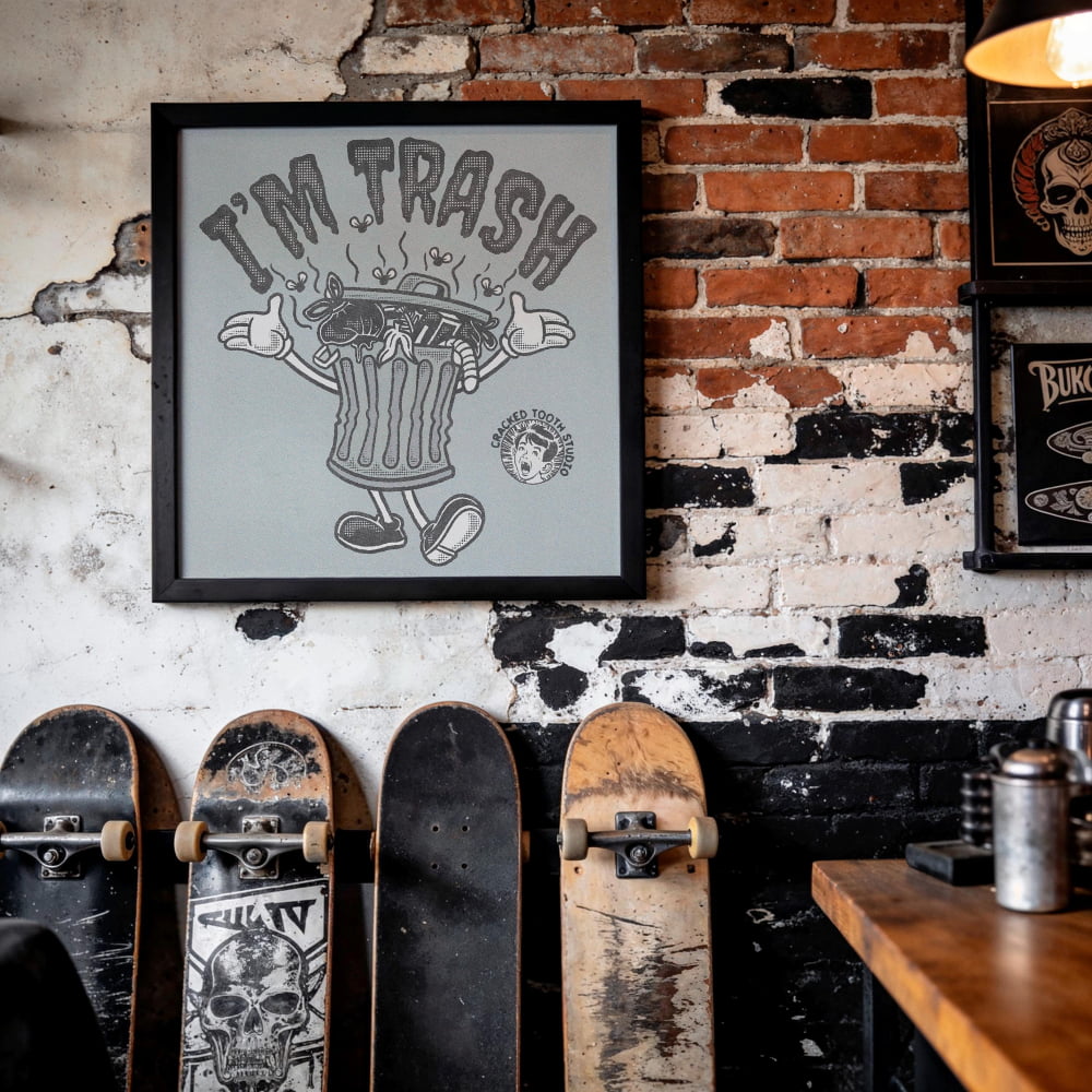 I’m Trash Art Print – Alternative Print Poster | Punk Wall