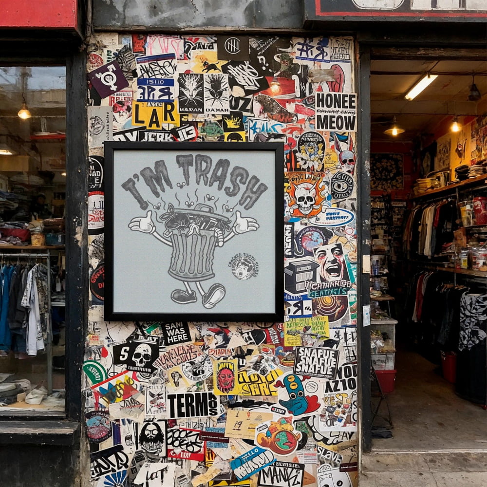 I’m Trash Art Print – Alternative Print Poster | Punk Wall