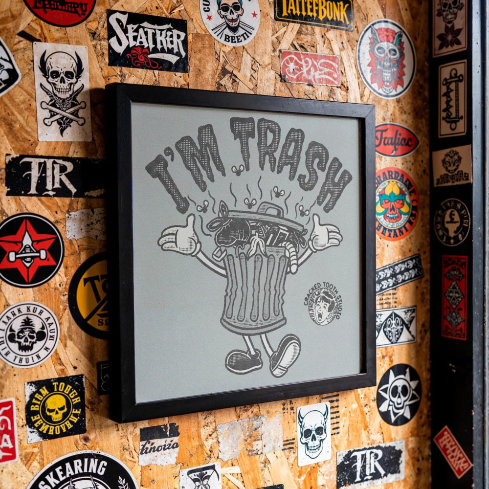 I’m Trash Art Print – Alternative Print Poster | Punk Wall
