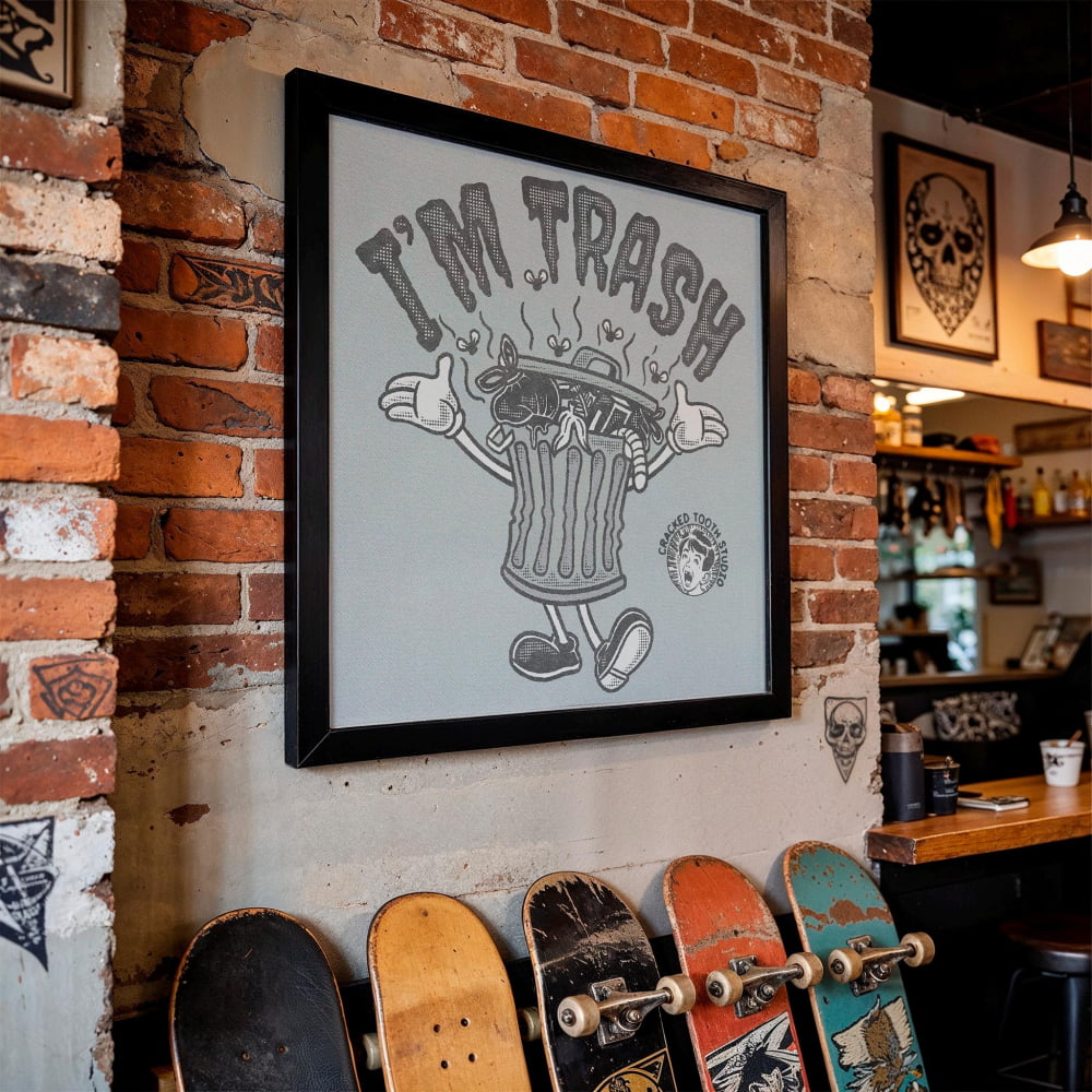I’m Trash Art Print – Alternative Print Poster | Punk Wall