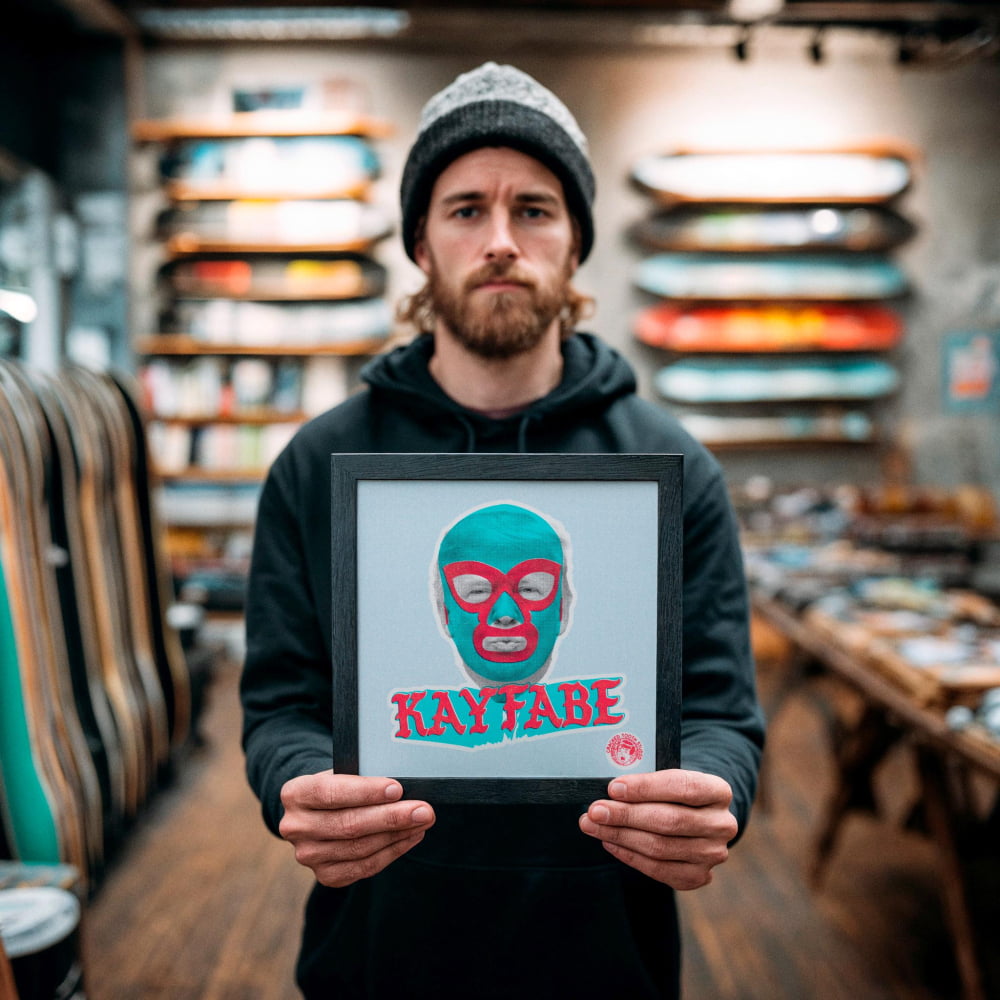 ’KayFabe’ Pop Art Prints – Punk Artwork Portrait