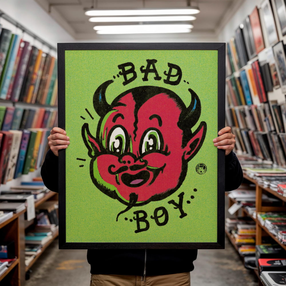 Little Devil Print – Devil Art Poster | Skater Punk Decor