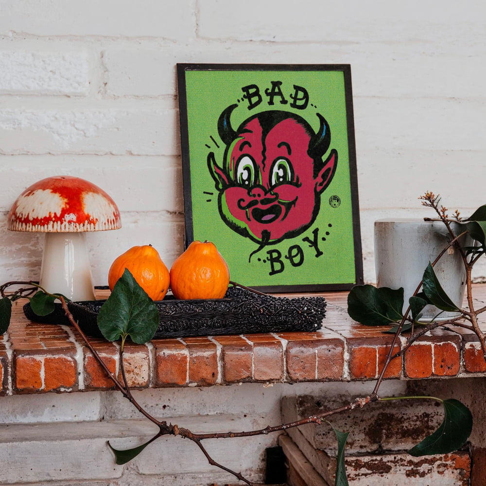 Little Devil Print – Devil Art Poster | Skater Punk Decor