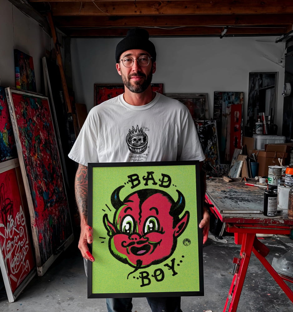 Little Devil Print – Devil Art Poster | Skater Punk Decor
