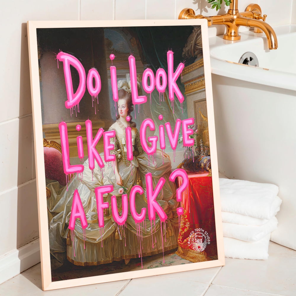 Marie Antoinette Pop Art - Funny Punk Wall Decor | DILLIGAF