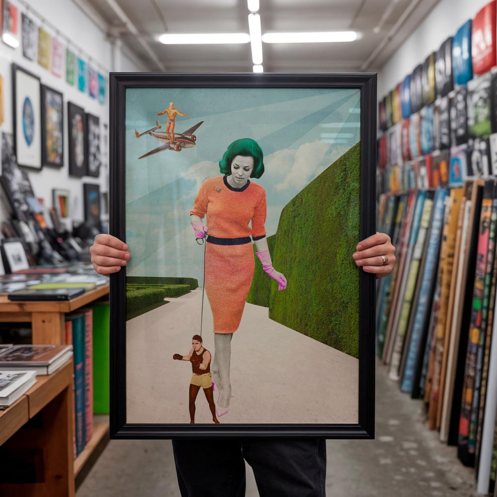 Mid-Century Modern Art – Surreal Collage Prints