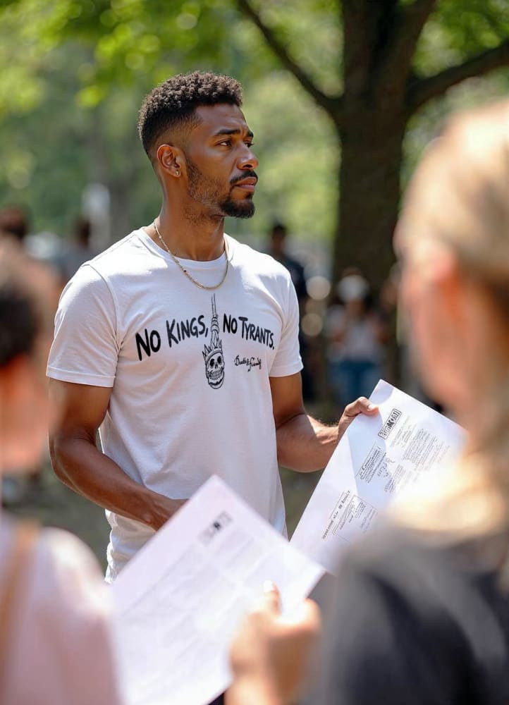 No Kings No Tyrants T-shirt - No Kings Shirt - No Masters