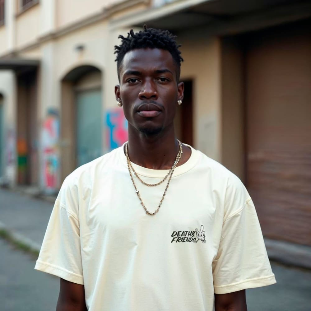 Oversized Fresh Out of Fucks T Shirt Death & Friends Funny