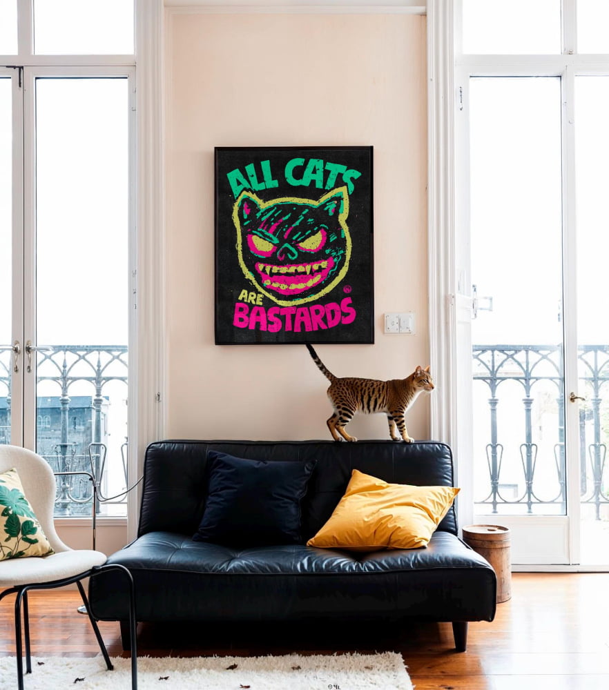 Punk Artwork Poster – Skateboarding Art Print