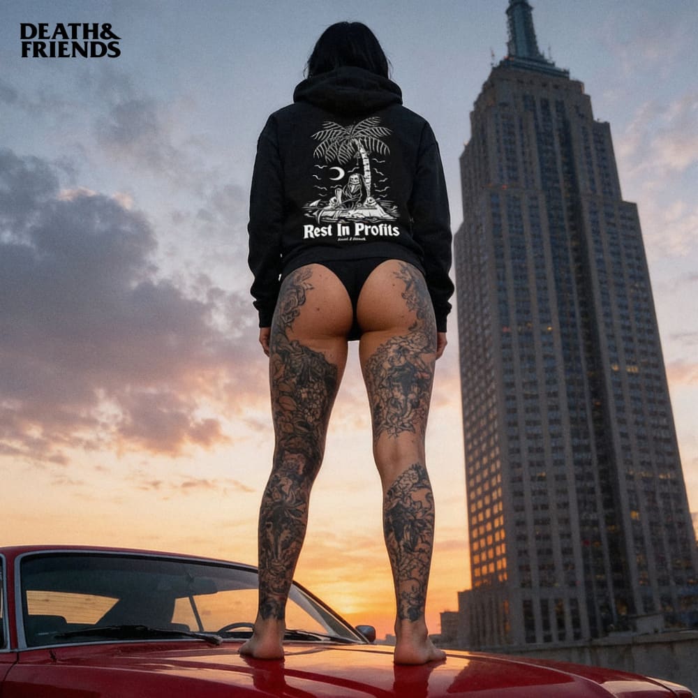 Rest in Profits Hoodie - Death and Friends - Alternative