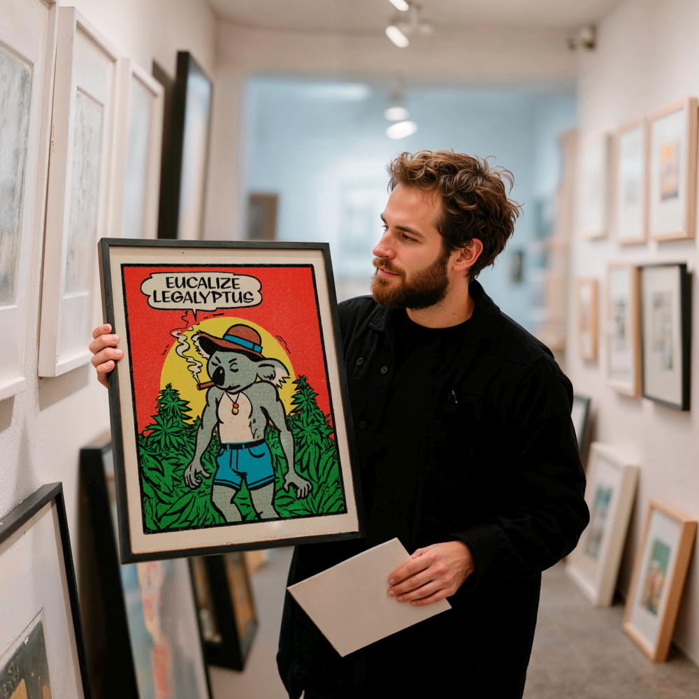 Retro Australian Art – Aussie Poster | Legalize Eucalyptus