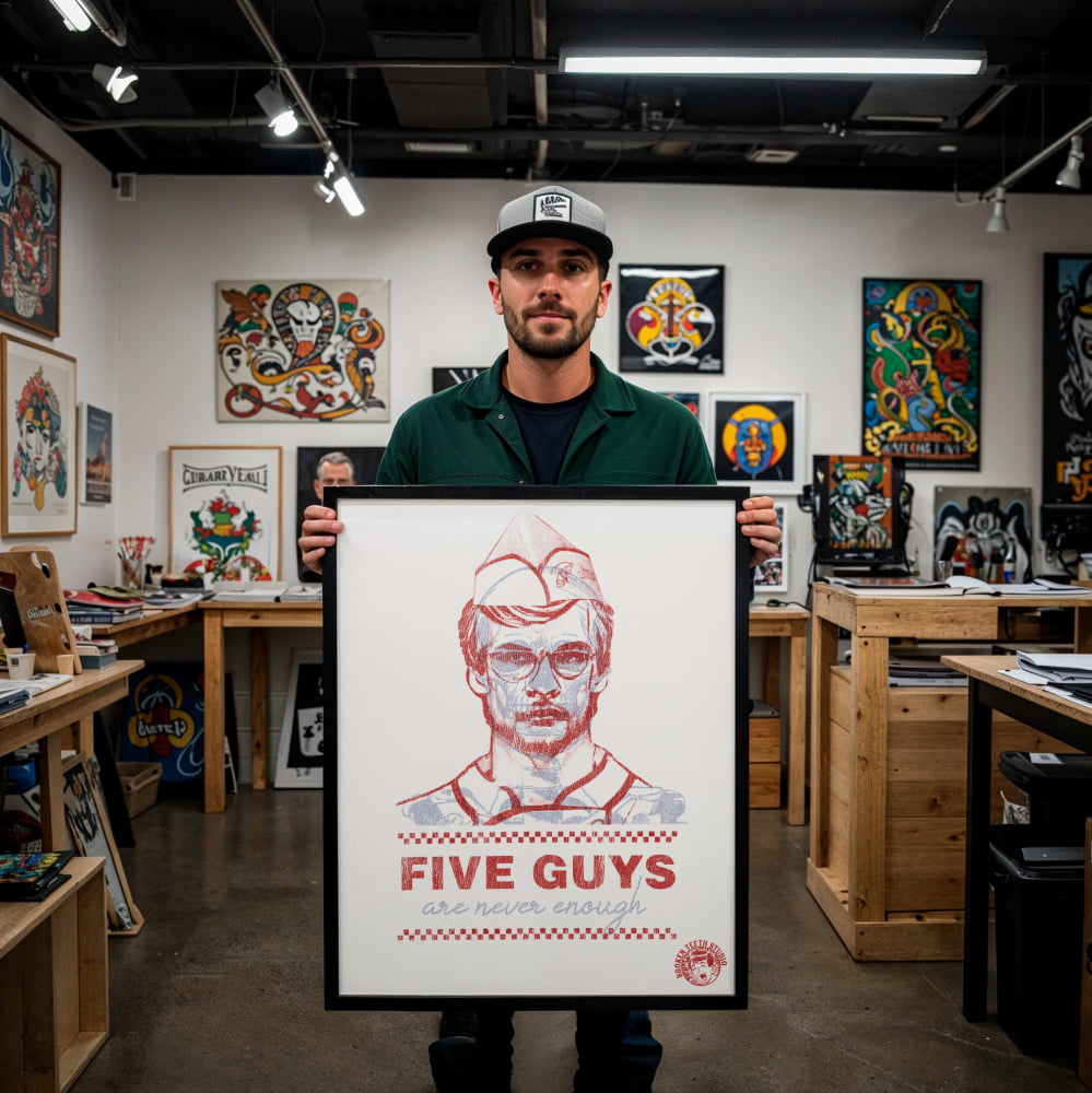 Serial Killer Poster - Five Guys Are Never Enough | Jeffrey