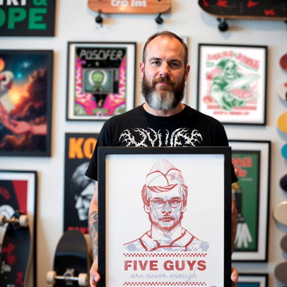 Serial Killer Poster - Five Guys Are Never Enough | Jeffrey