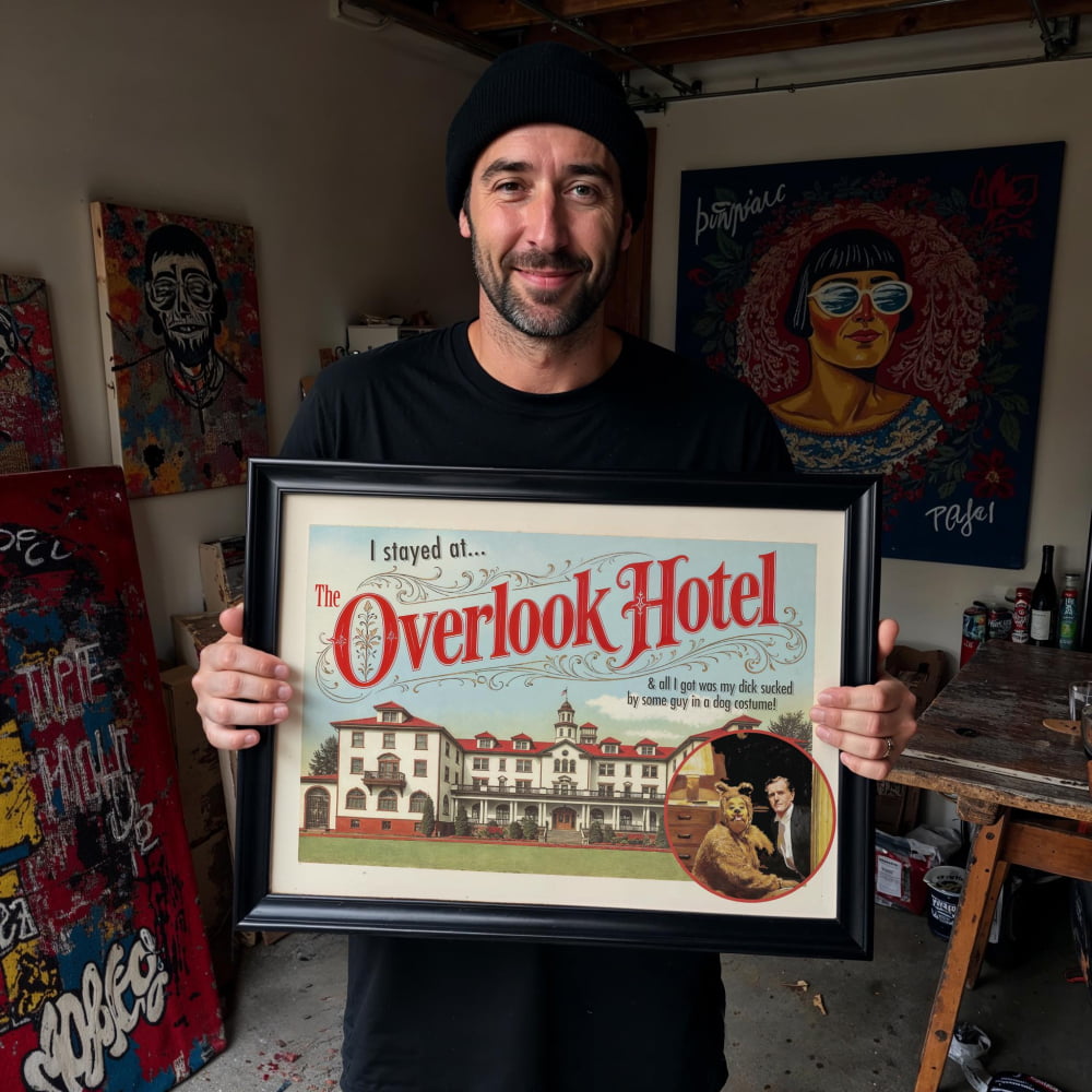 The Shining Poster – Overlook Hotel Print | Stephen King