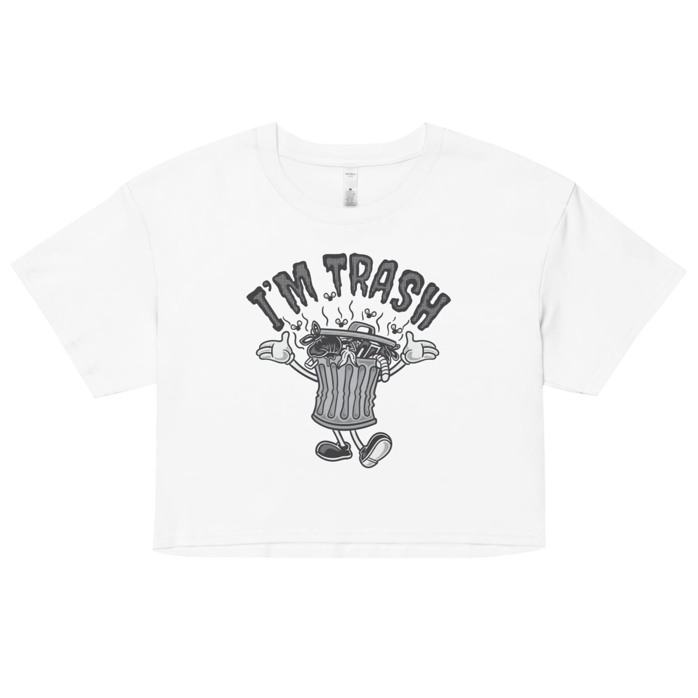 Women’s I’m Trash Crop Top - Death and Friends