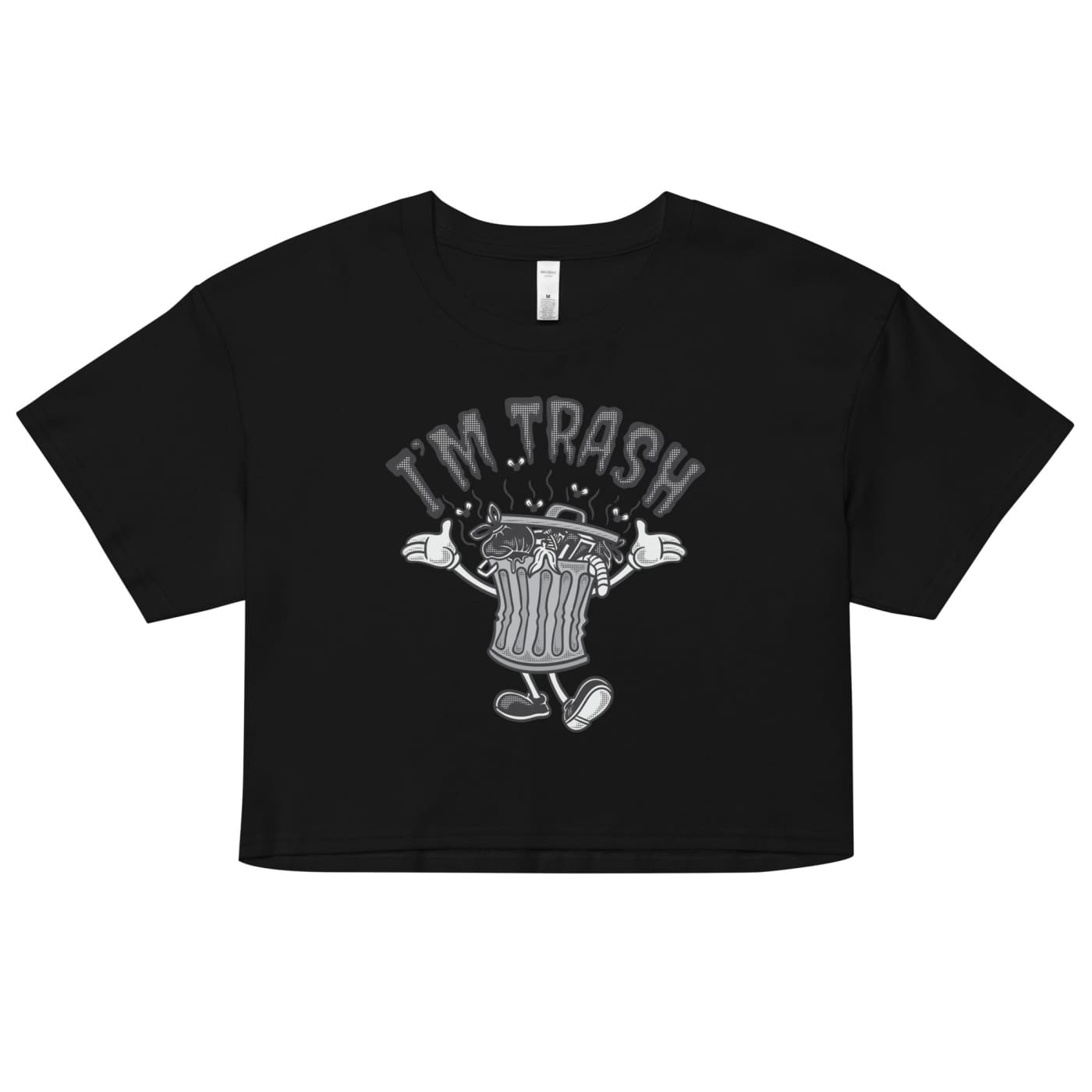 Women’s I’m Trash Crop Top - Death and Friends