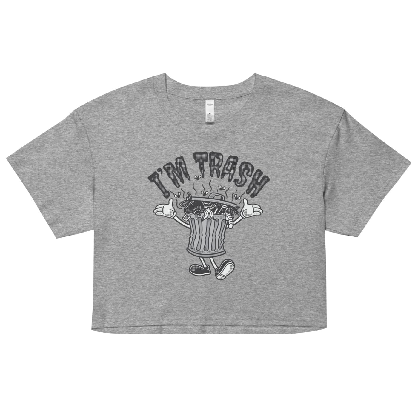 Women’s I’m Trash Crop Top - Death and Friends