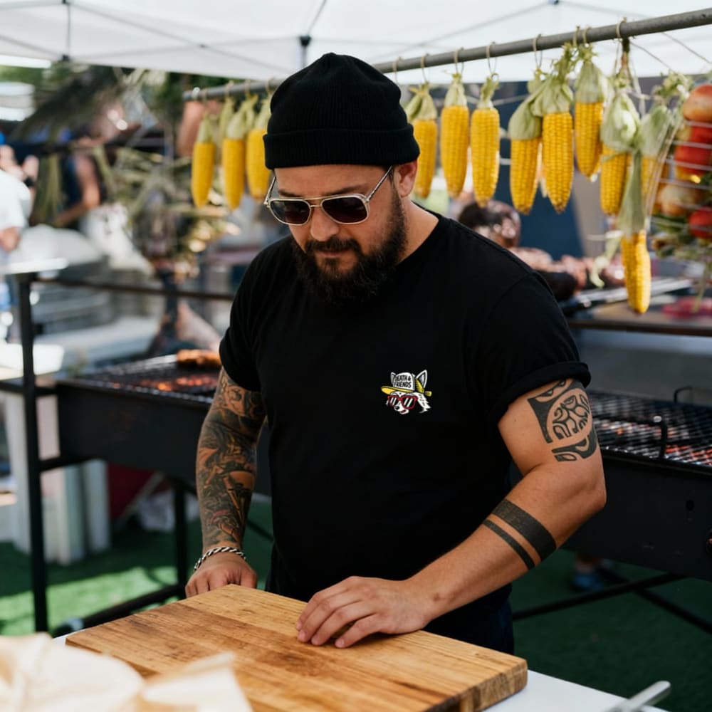 When your Lifes in Flames Have a BBQ T-Shirt - Team Trash