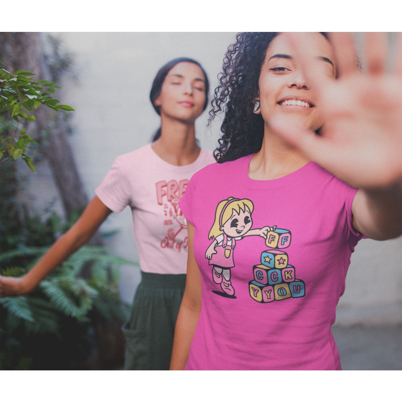 Women’s Fuck You T-shirt - Death and Friends - Rude Gifts