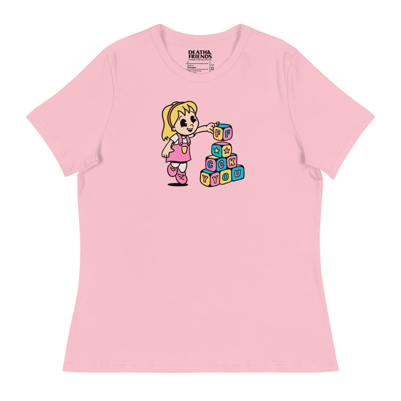 Women’s Fuck You T-shirt - Death and Friends - Rude Gifts