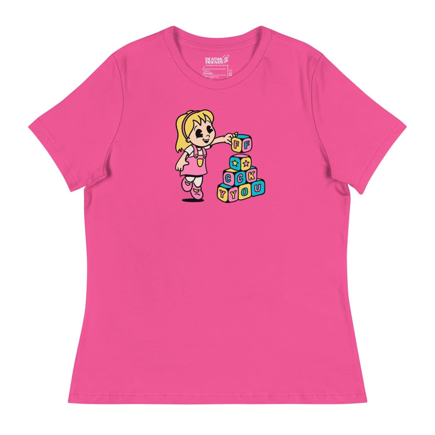 Women’s Fuck You T-shirt - Death and Friends - Rude Gifts