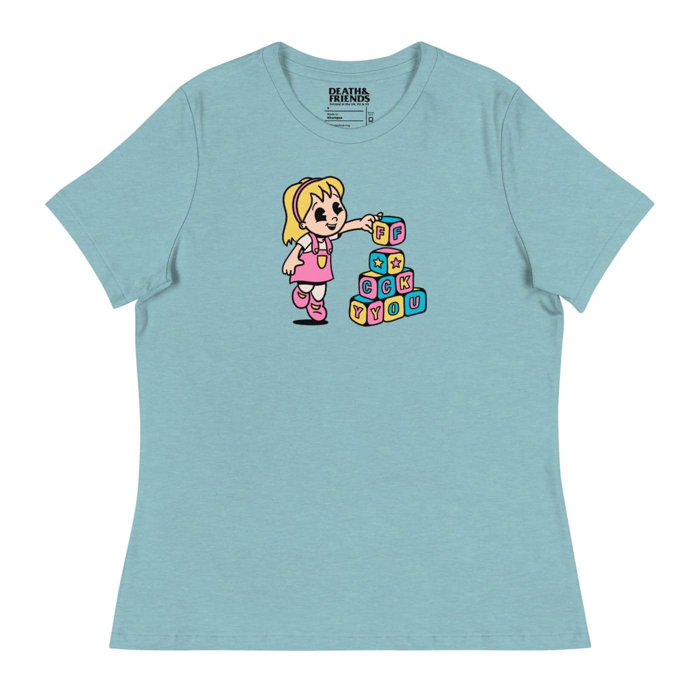 Women’s Fuck You T-shirt - Death and Friends - Rude Gifts