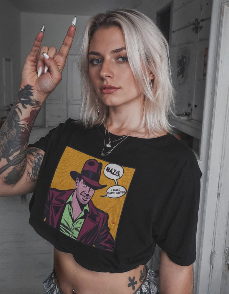 Women’s ’Nazis... I Hate Those Guys’ Crop Top