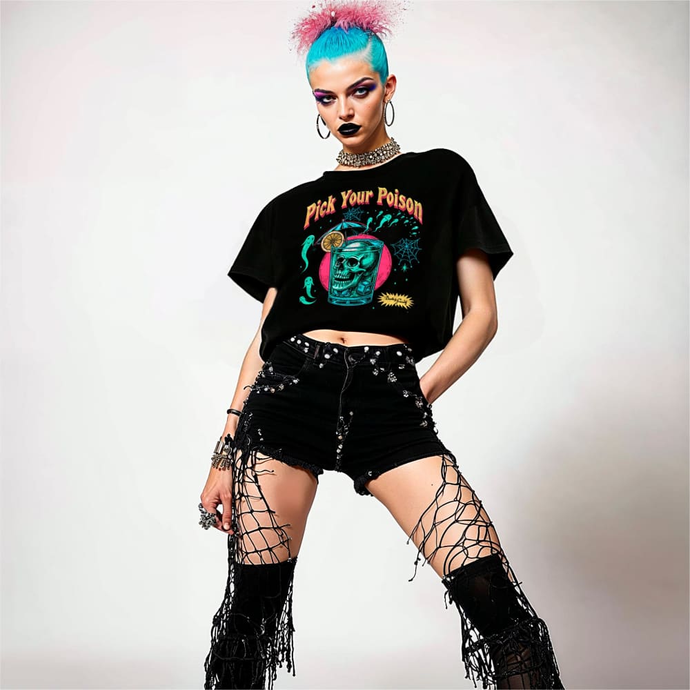 Women’s Pick Your Poison Crop Top - Death & Friends
