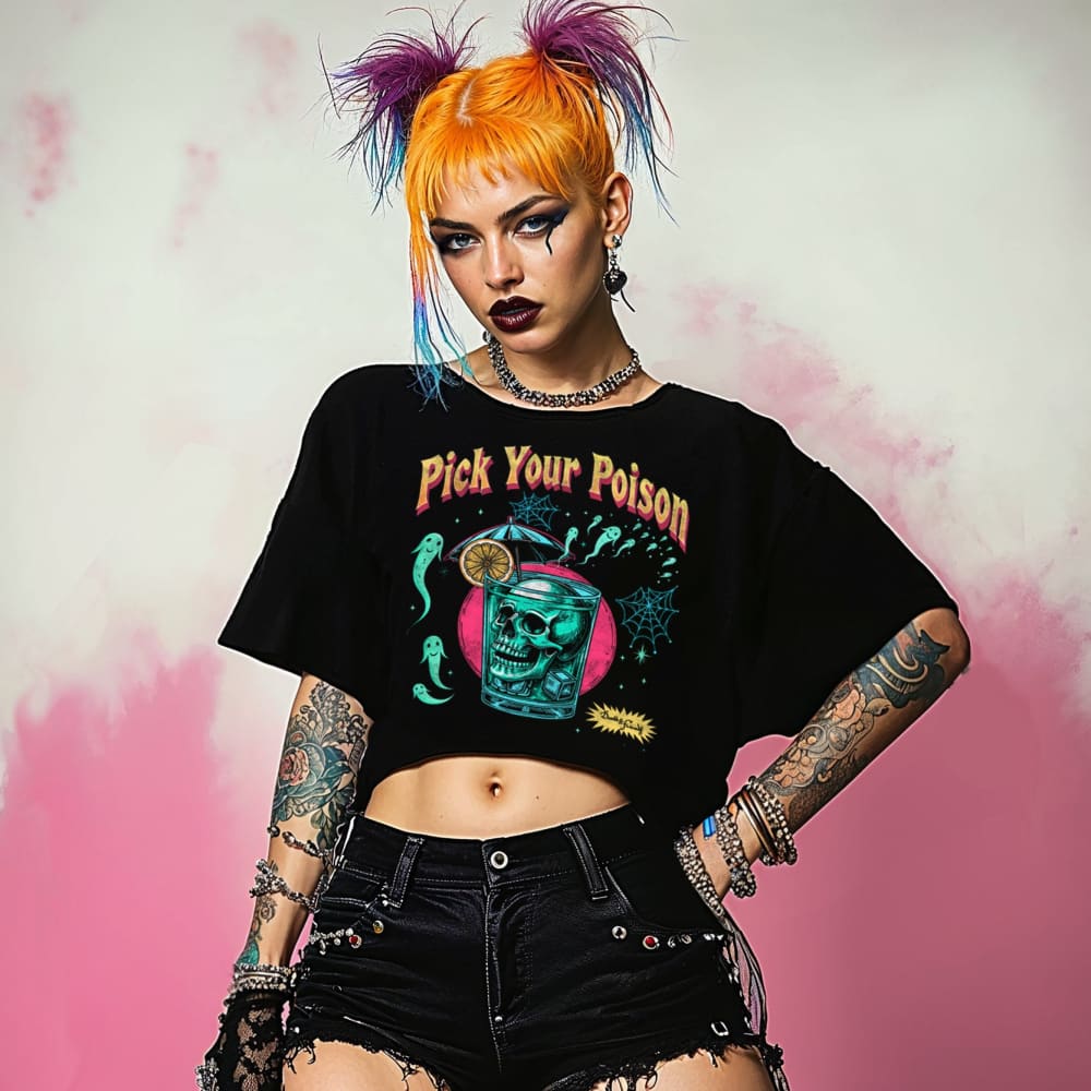 Women’s Pick Your Poison Crop Top - Death & Friends