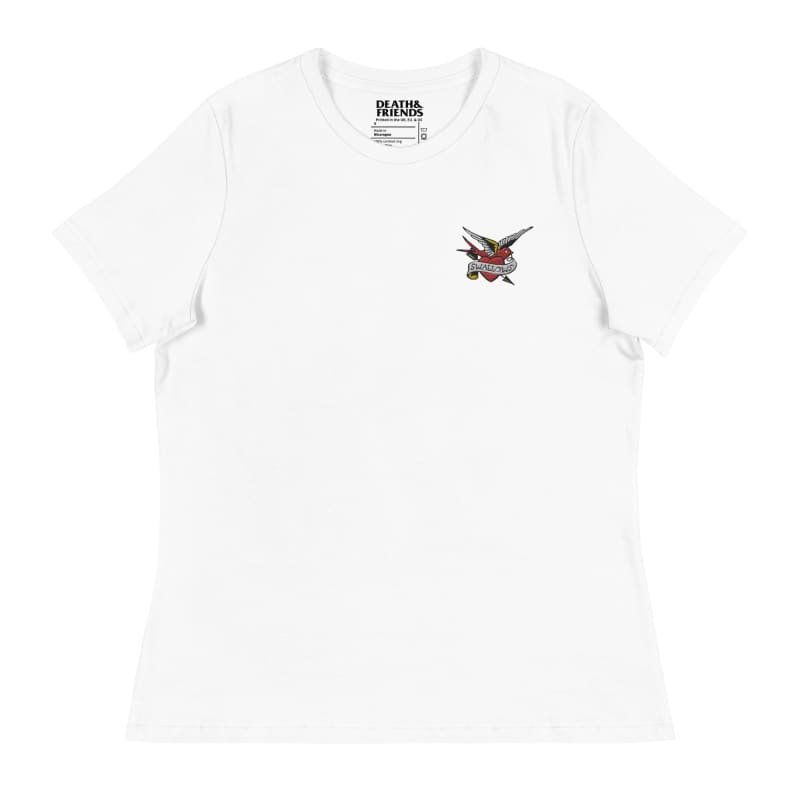 Women’s Vintage ’Swallows’ Tattoo T-shirt - Tattoo