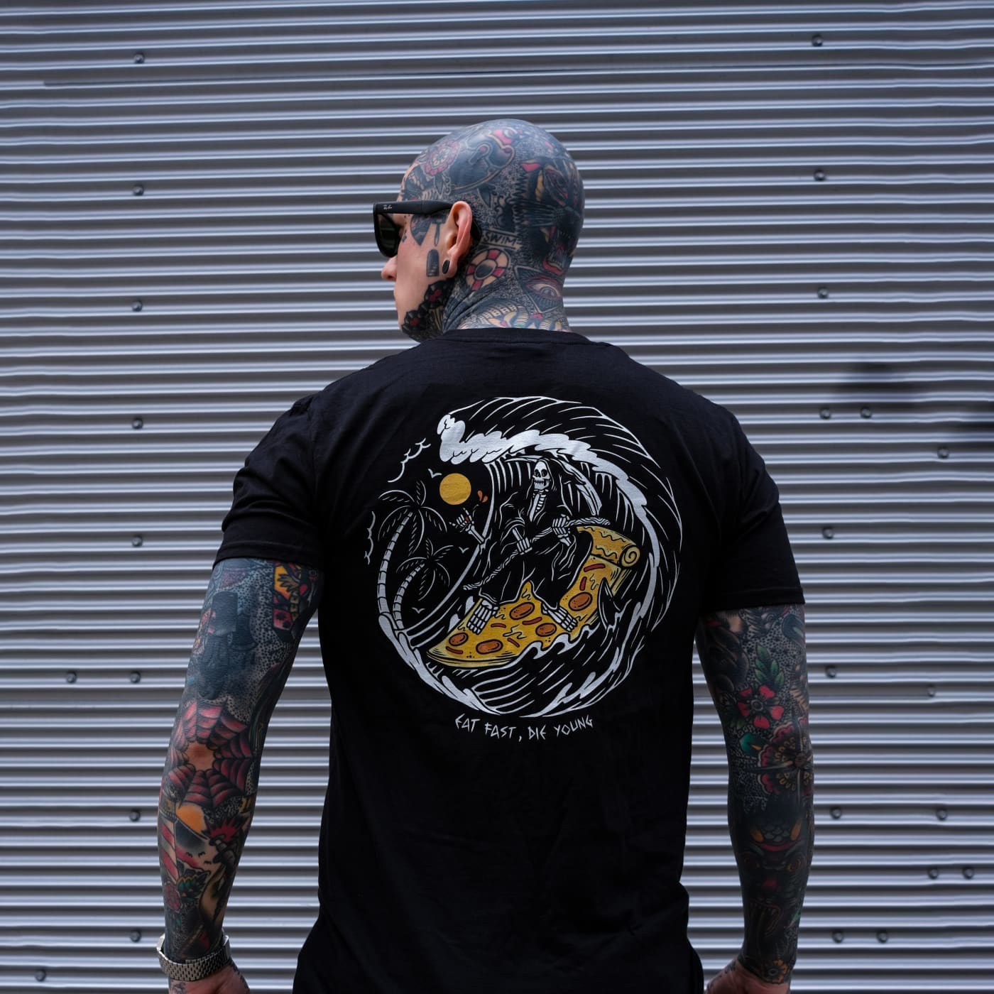 Eat Fast Die Young t-shirt - Death and Friends - Death by