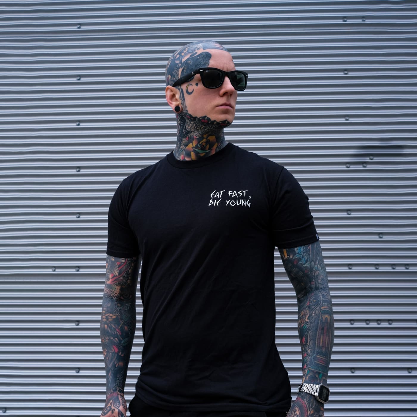 Eat Fast Die Young t-shirt - Death and Friends - Death by