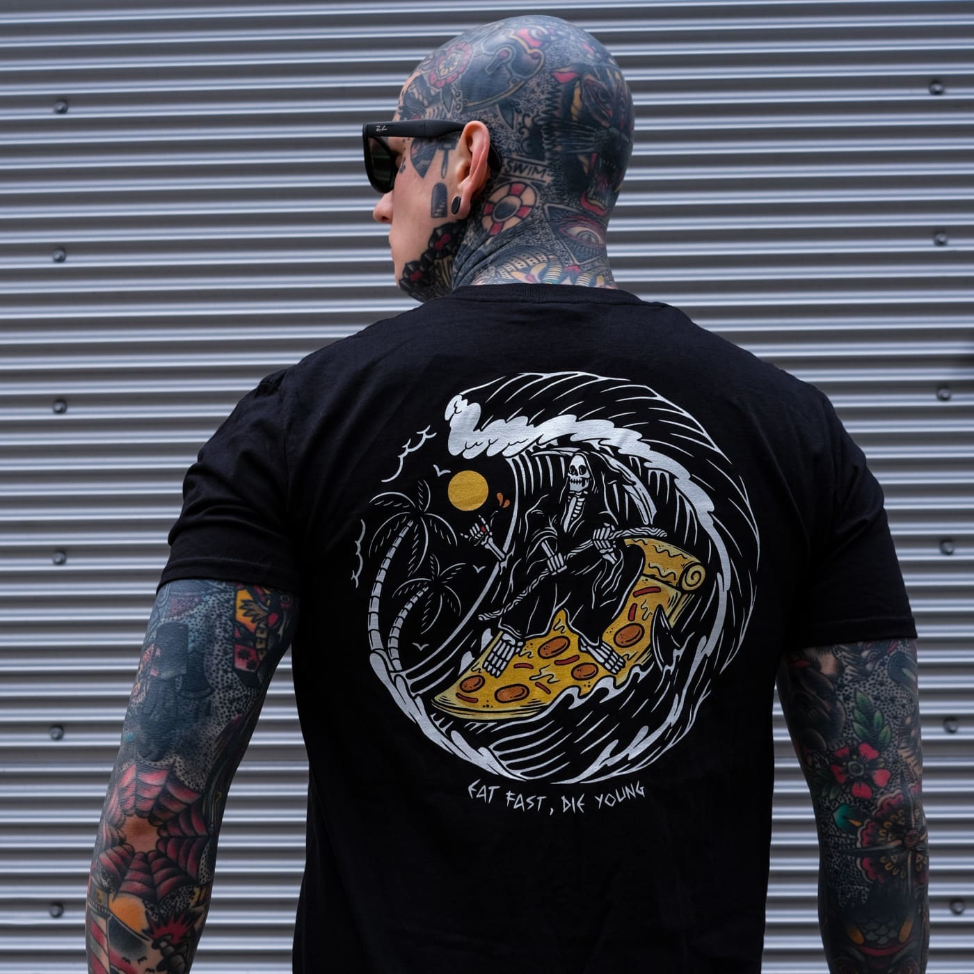 Eat Fast Die Young t-shirt - Death and Friends - Death by