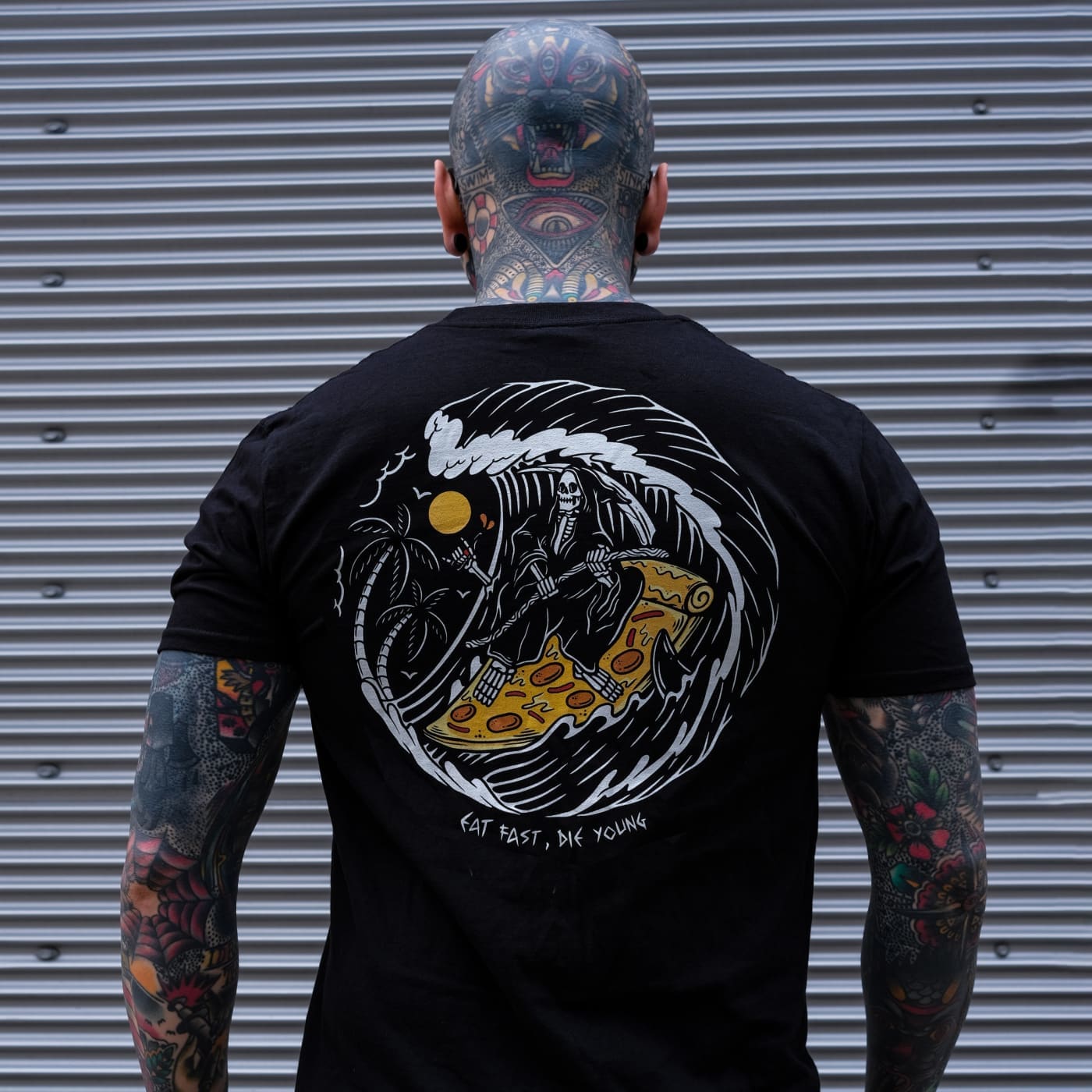 Eat Fast Die Young t-shirt - Death and Friends - Death by