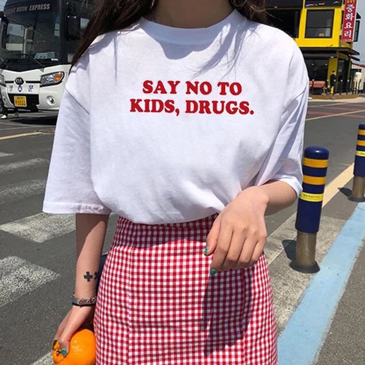 Say No to Kids Drugs T-Shirt - Death and Friends -