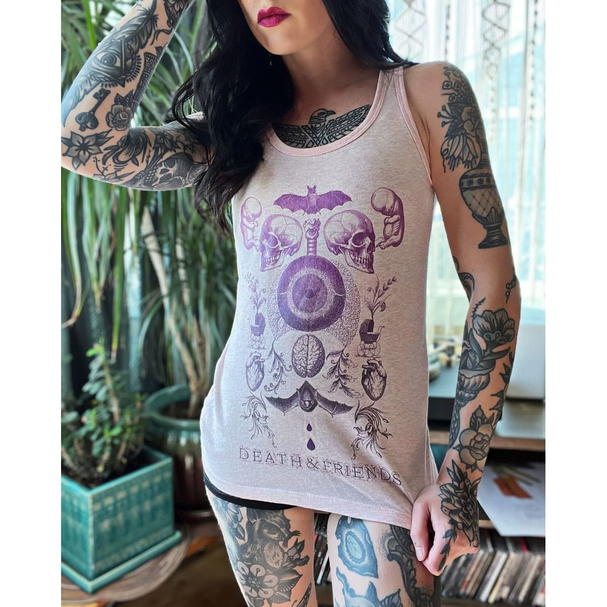 Women’s Life&Death tank top - Organic - Death and Friends